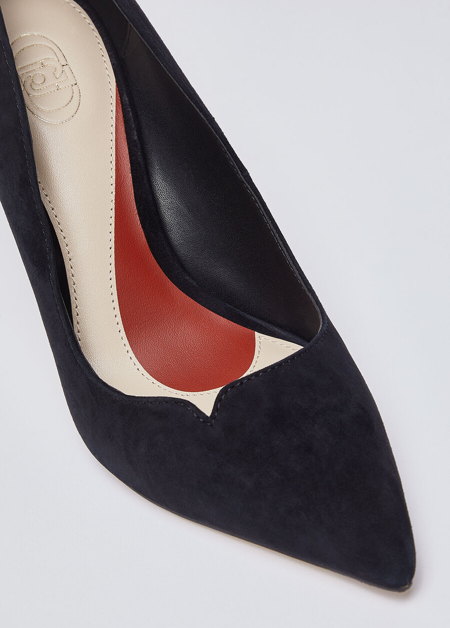 escarpins en daim