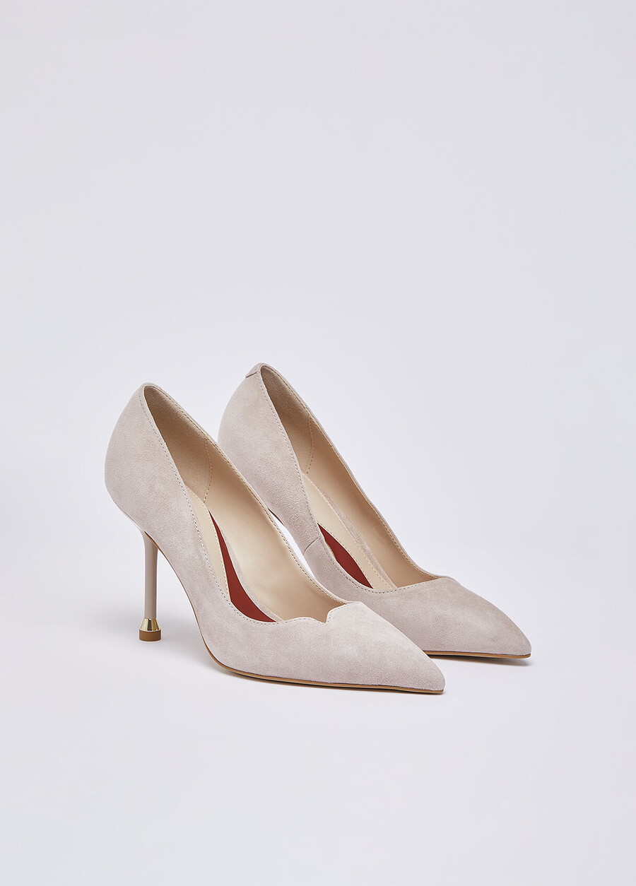 escarpins en daim