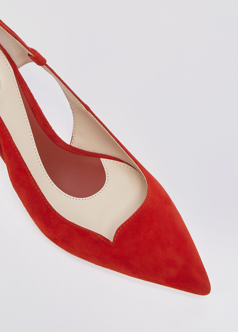 escarpins en daim