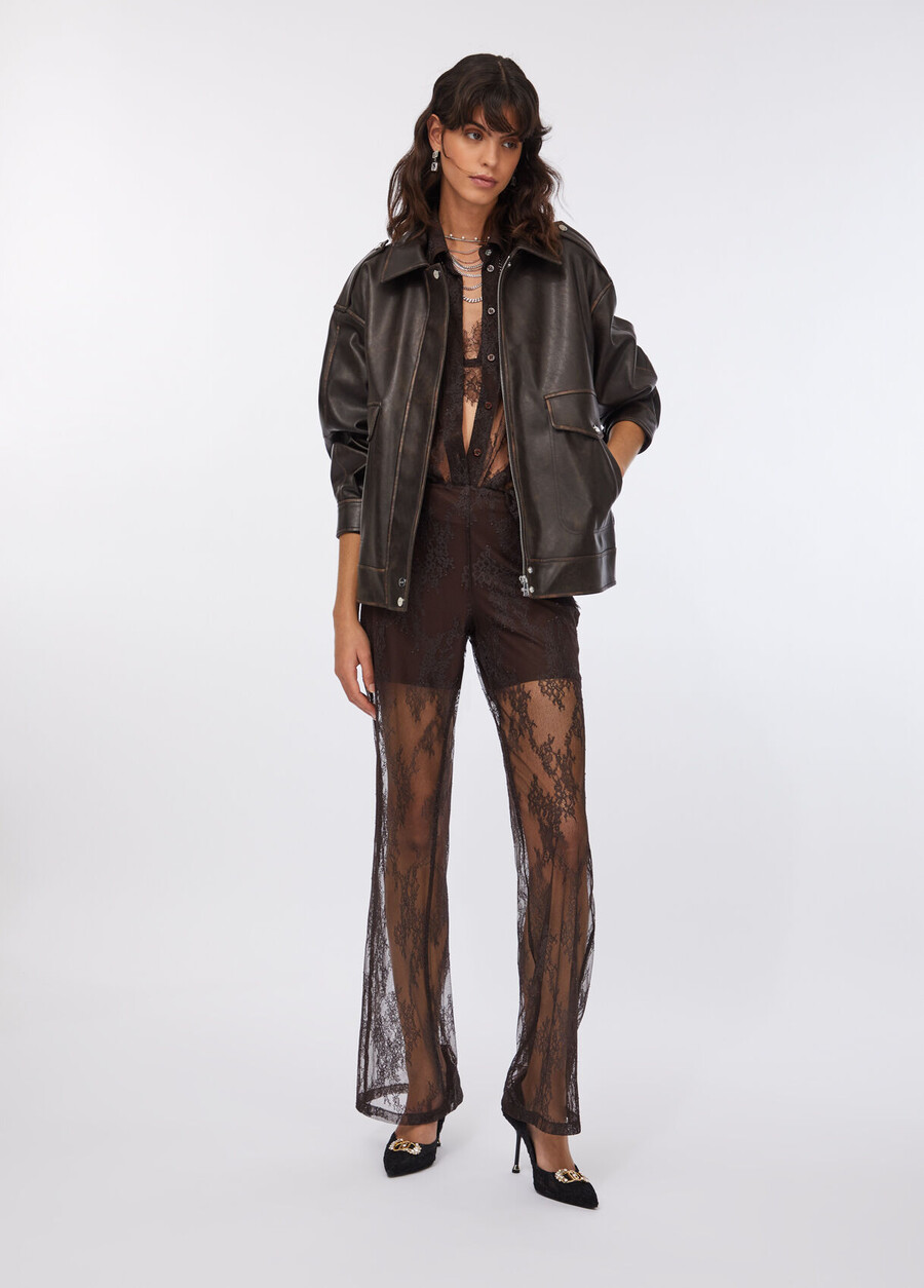 veste en tissu enduit