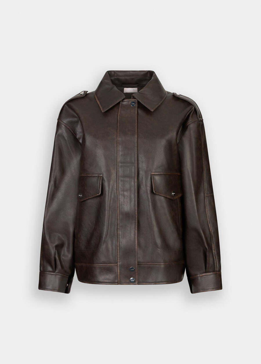 veste en tissu enduit