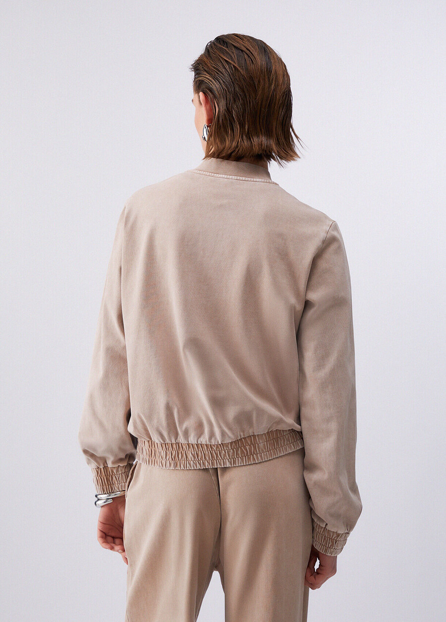 veste en jersey délavée