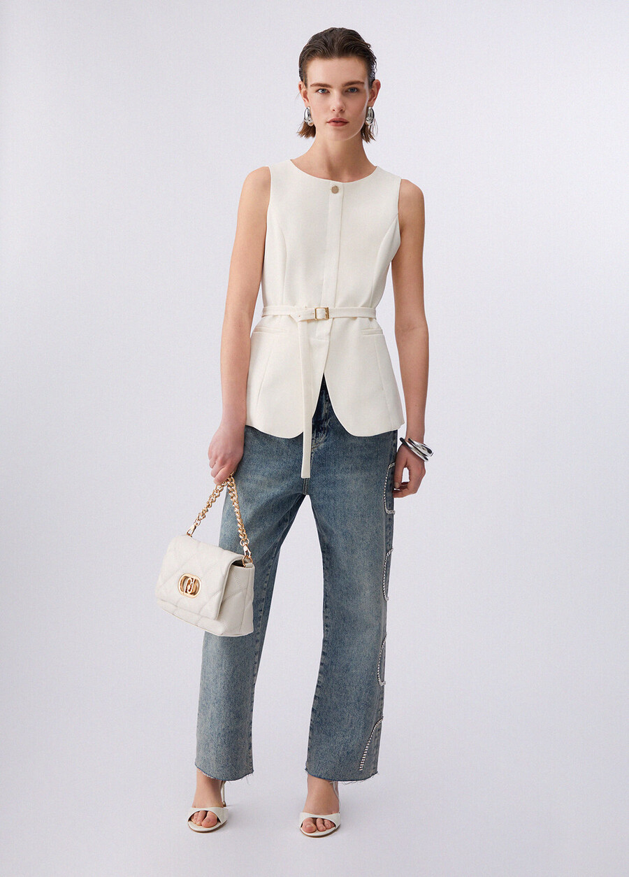 gilet ceinturé