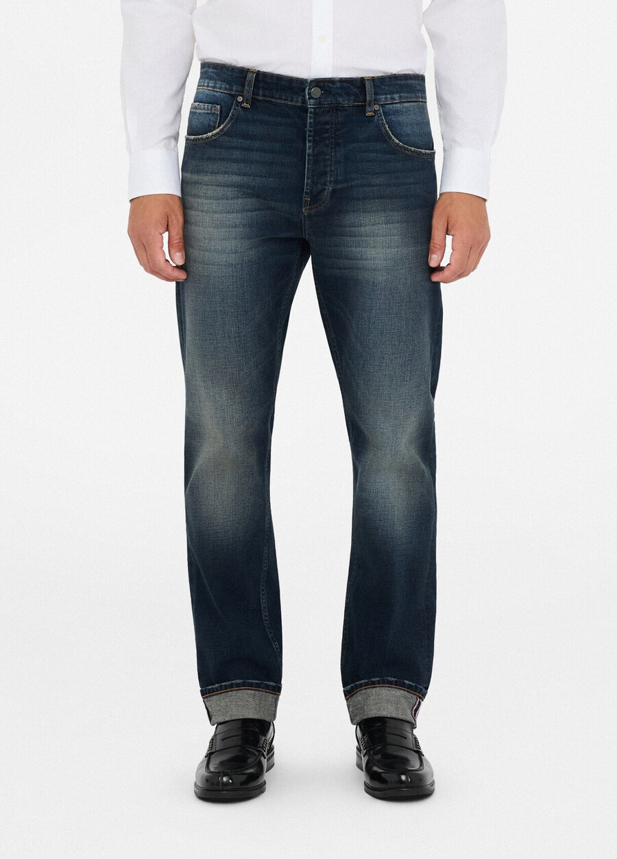 liu jo better jeans avec revers
