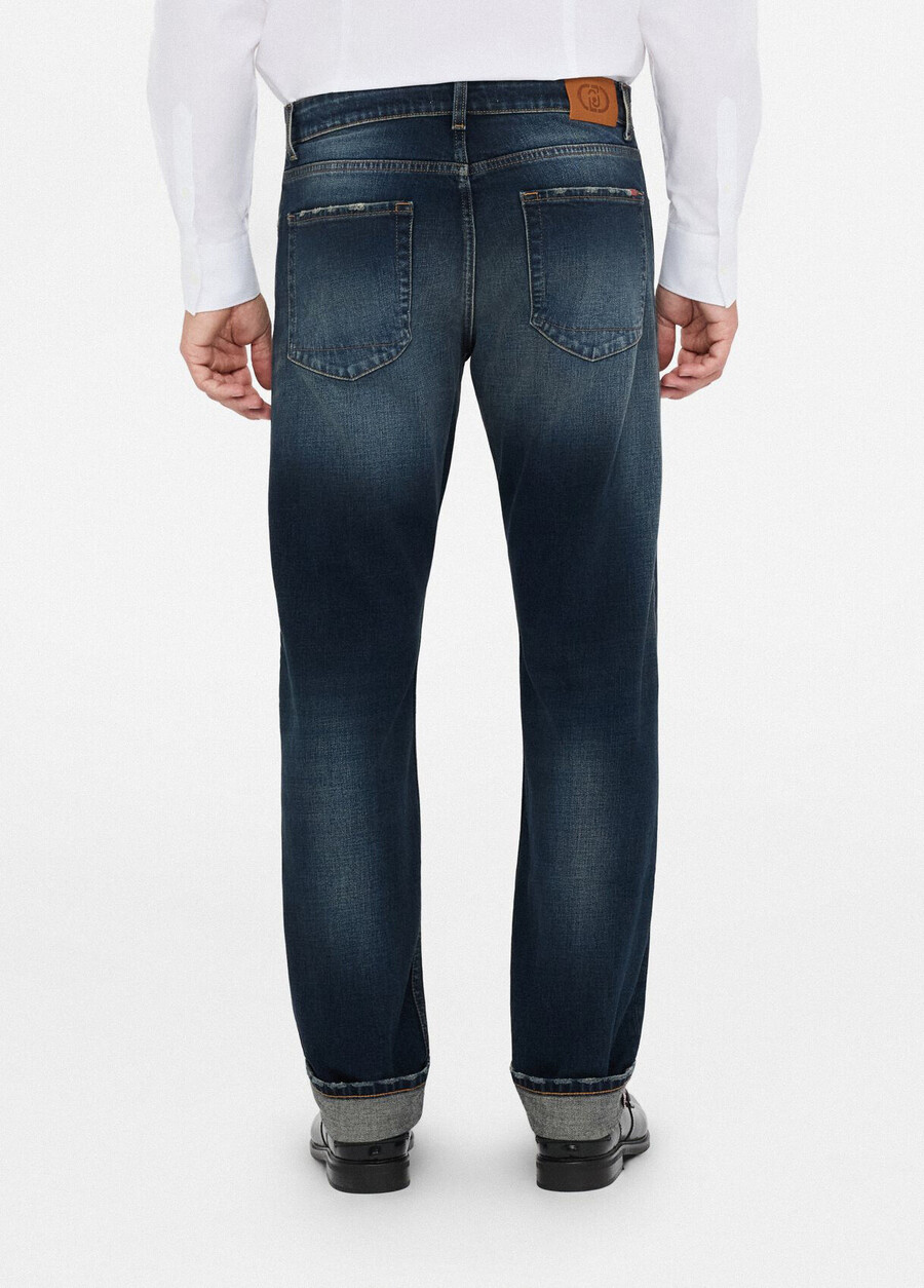 liu jo better jeans avec revers