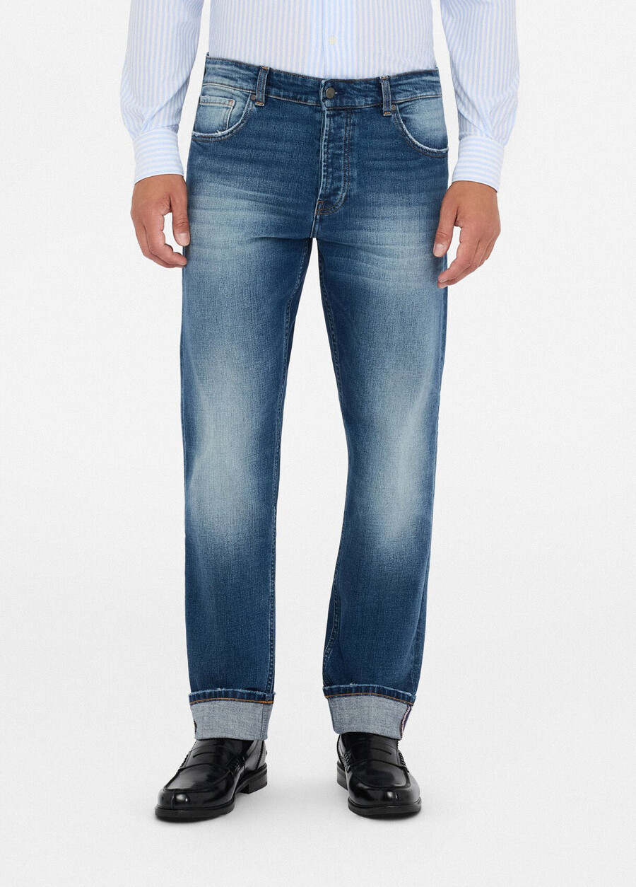 liu jo better jeans avec revers