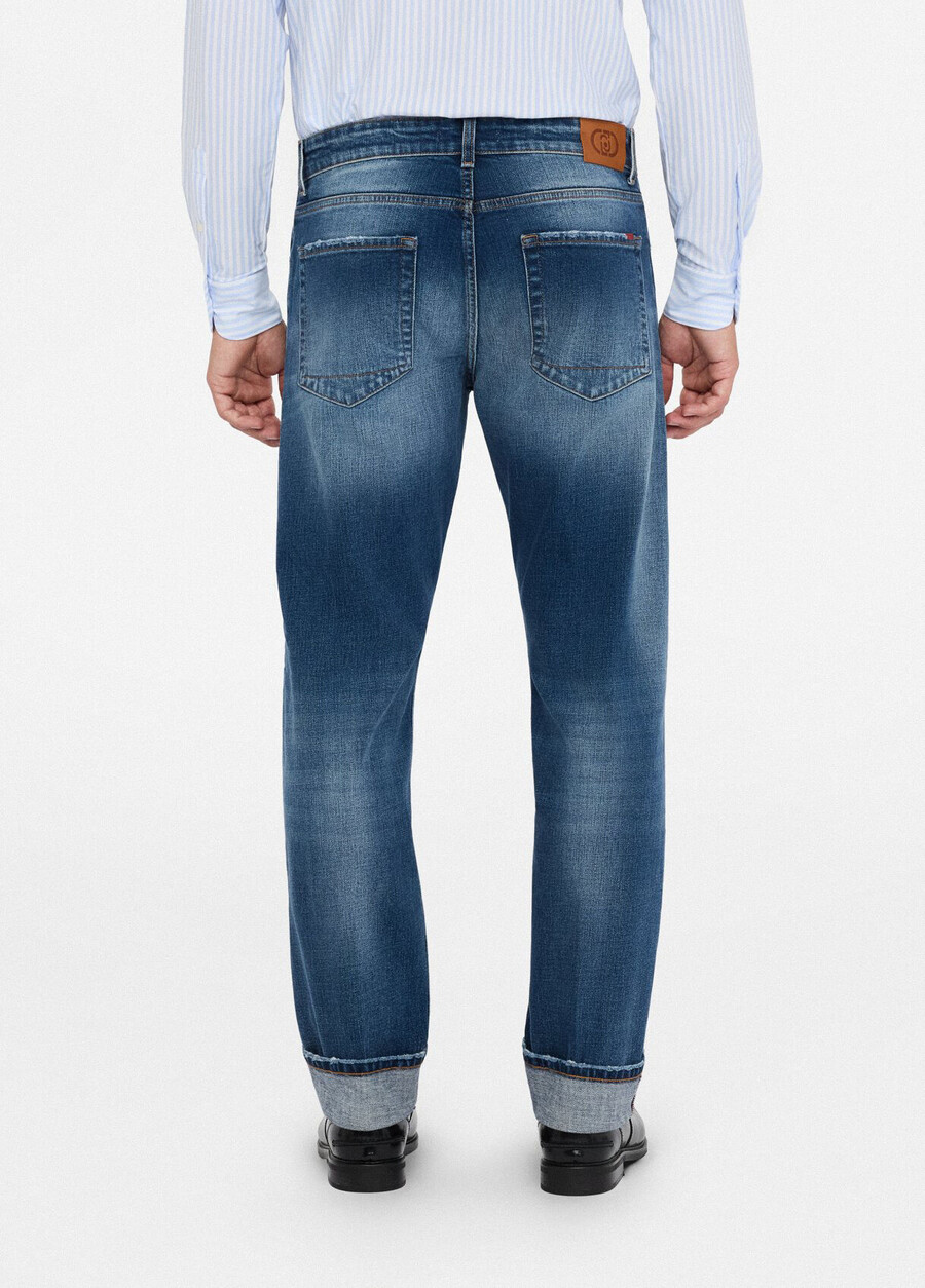 liu jo better jeans avec revers