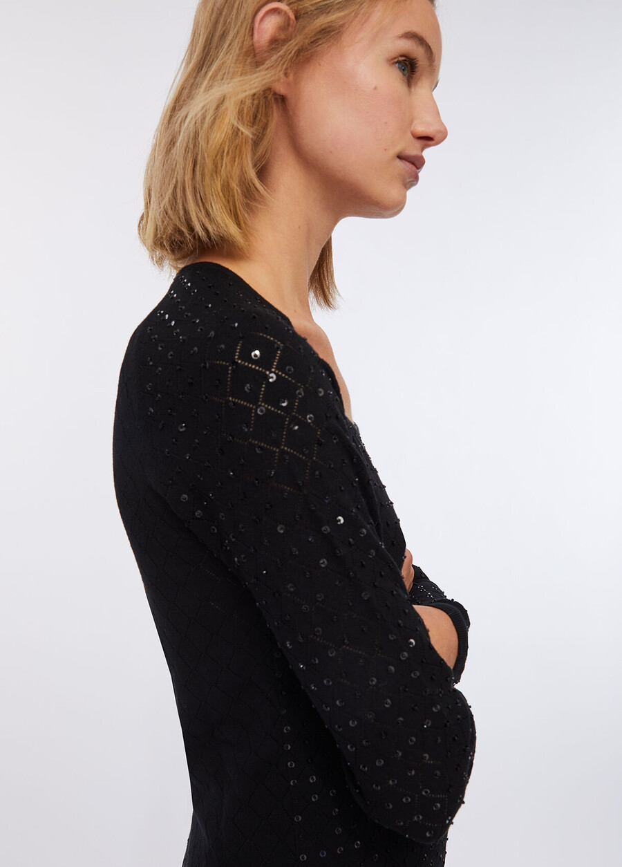 pull à paillettes
