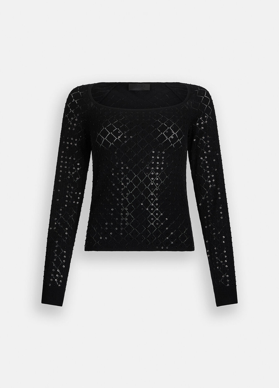 pull à paillettes