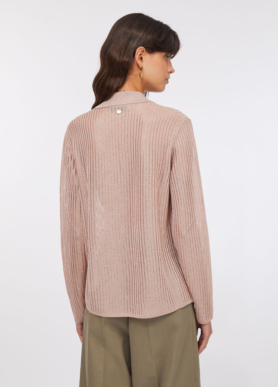chemise en maille lurex