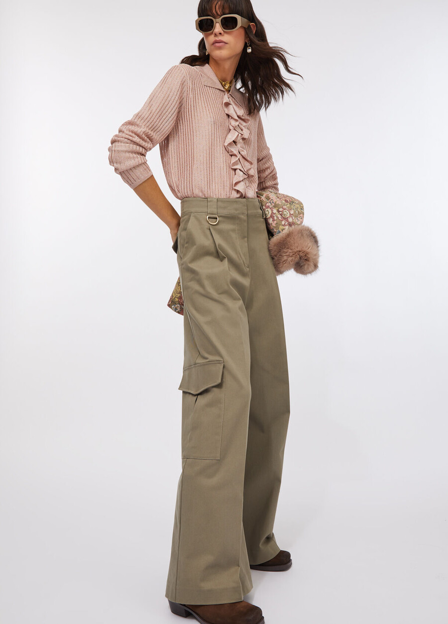 chemise en maille lurex