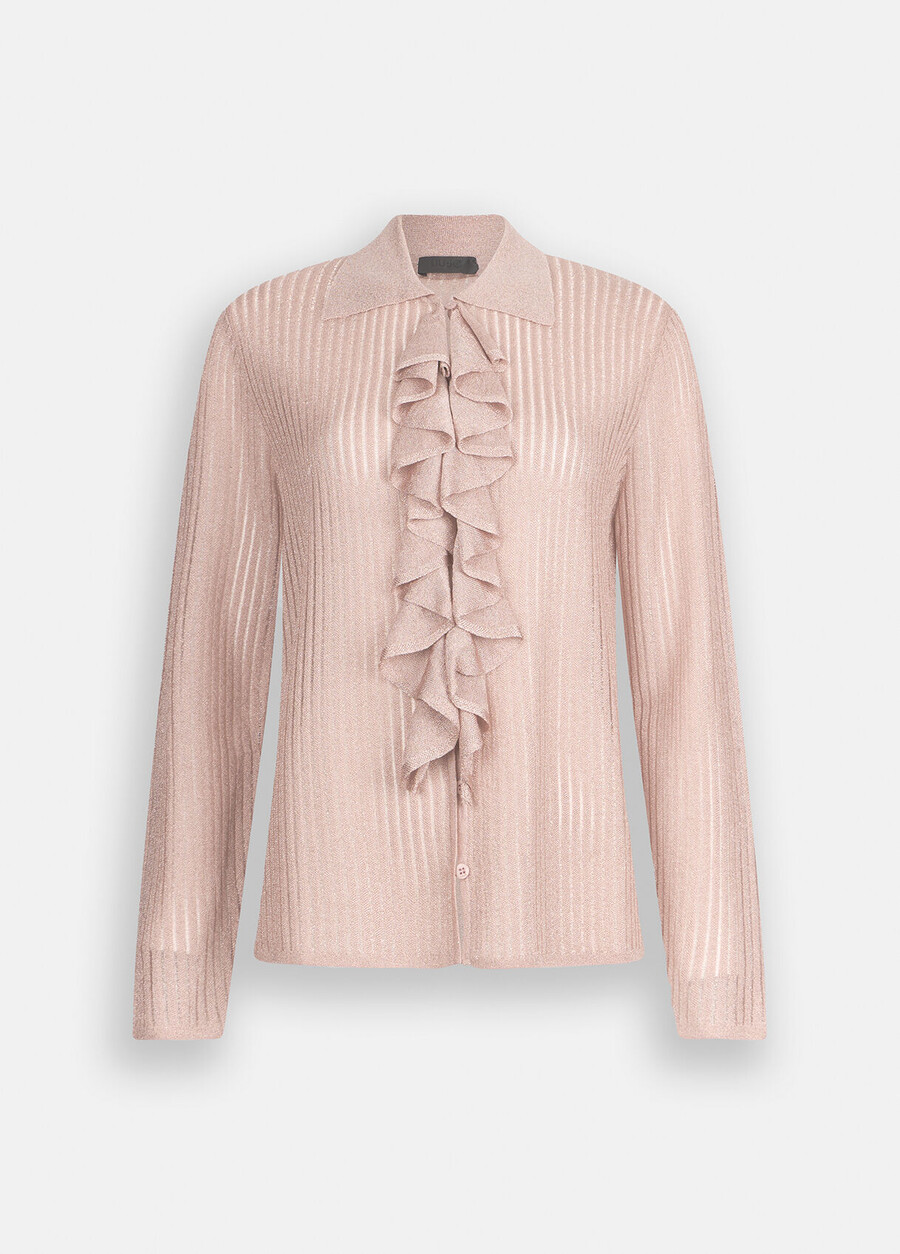 chemise en maille lurex