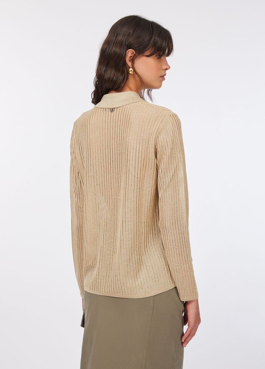 chemise en maille lurex