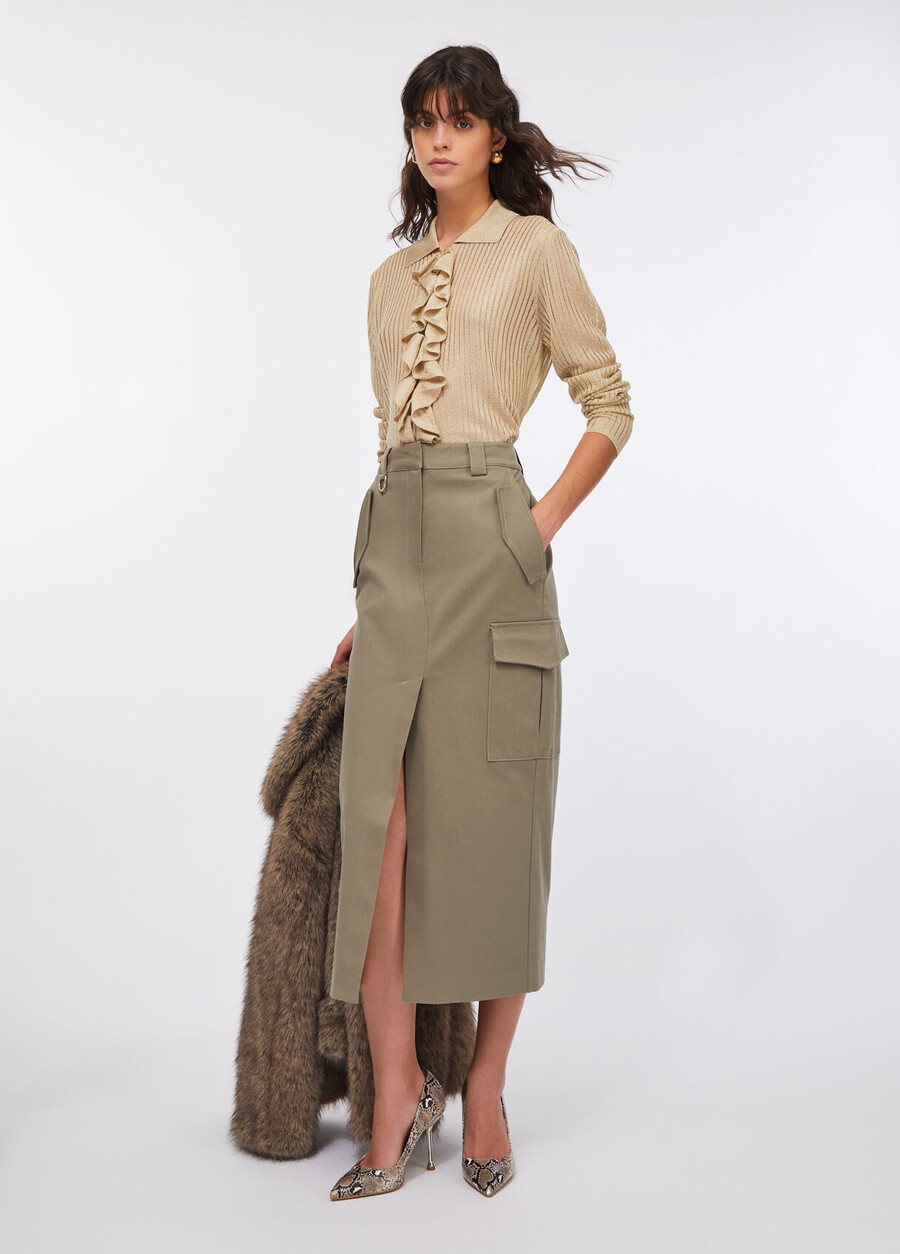 chemise en maille lurex