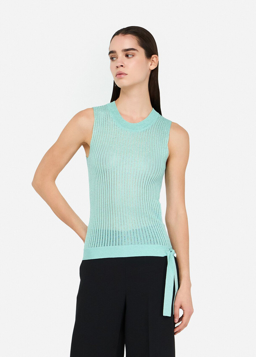 haut en maille lurex