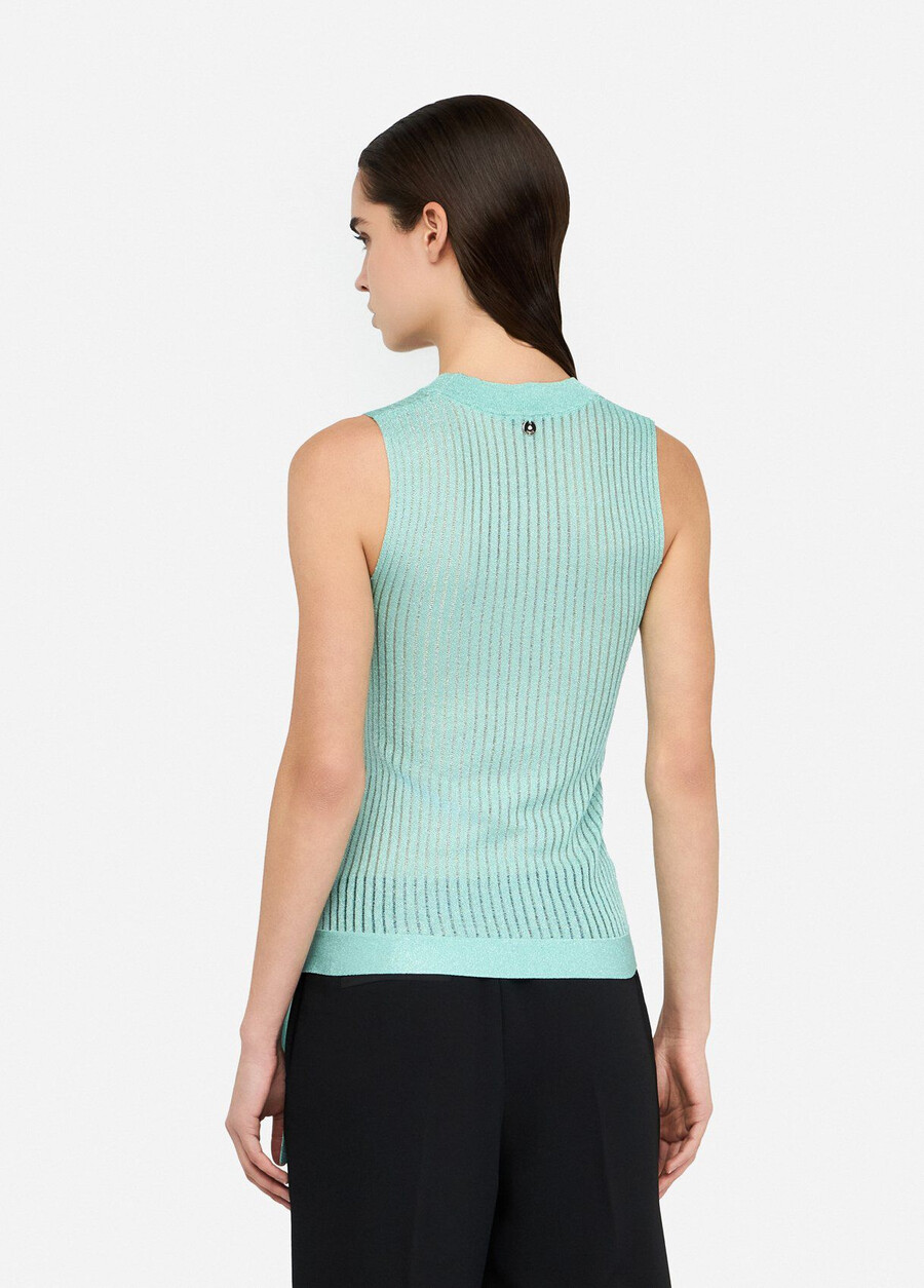 haut en maille lurex