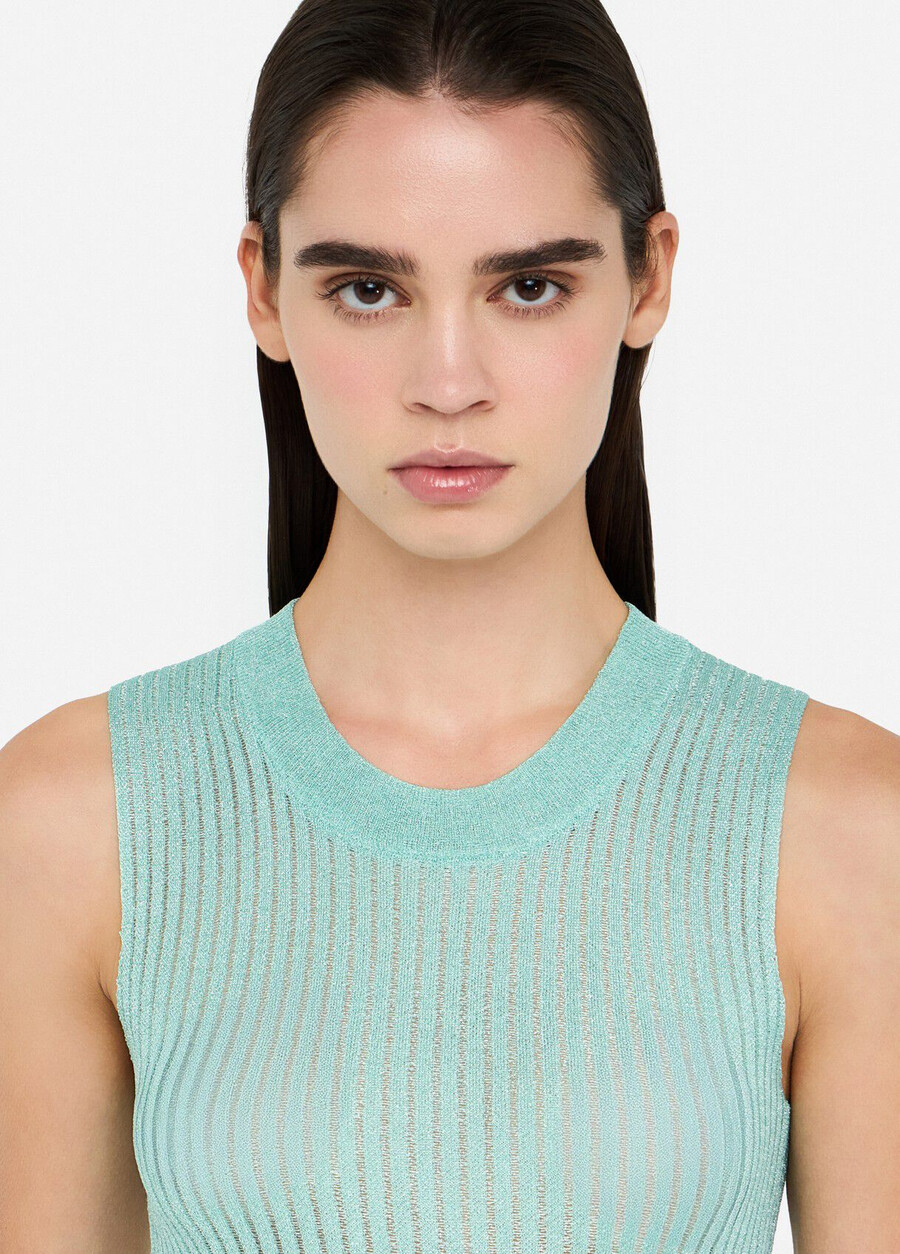 haut en maille lurex