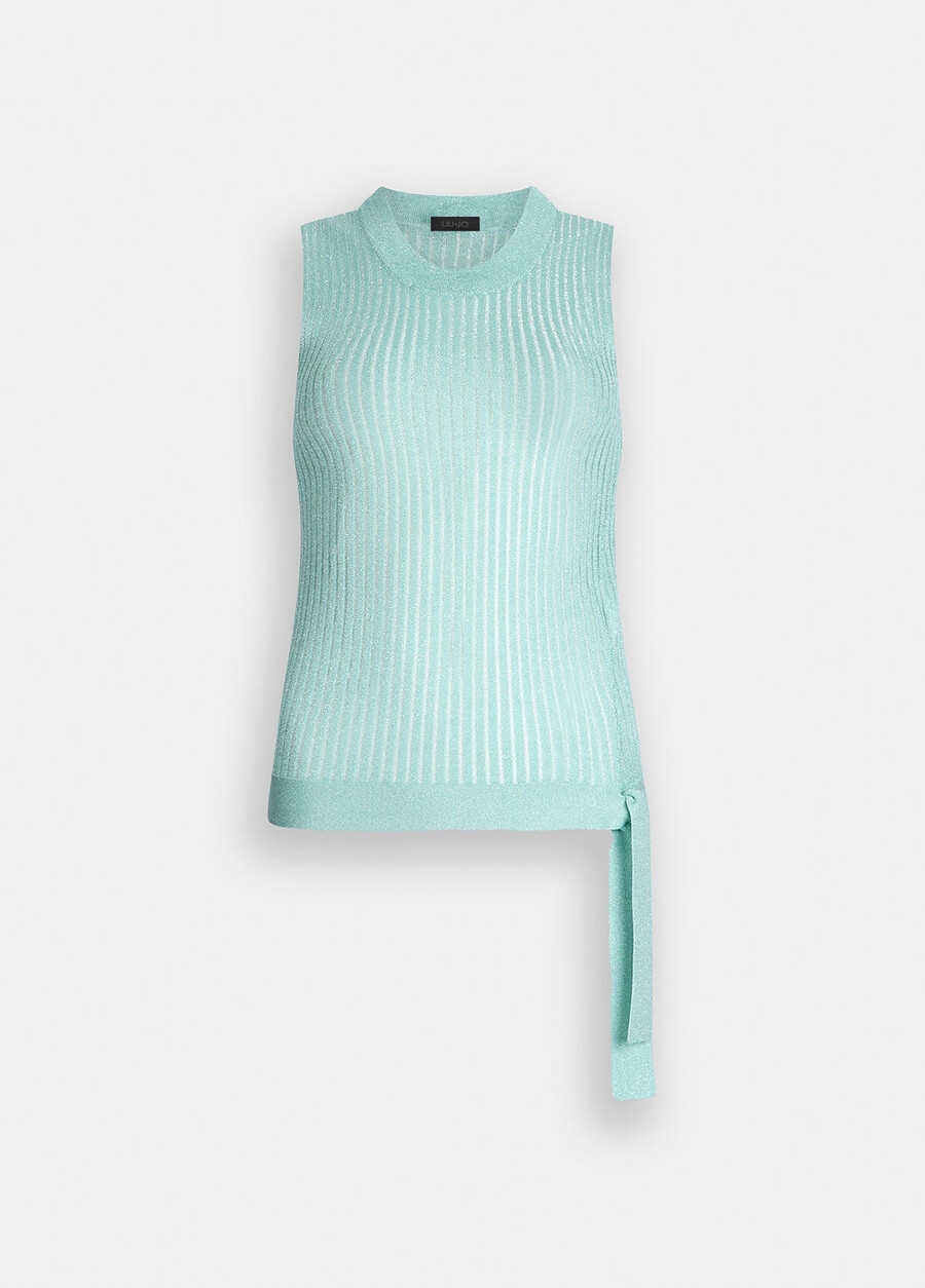 haut en maille lurex
