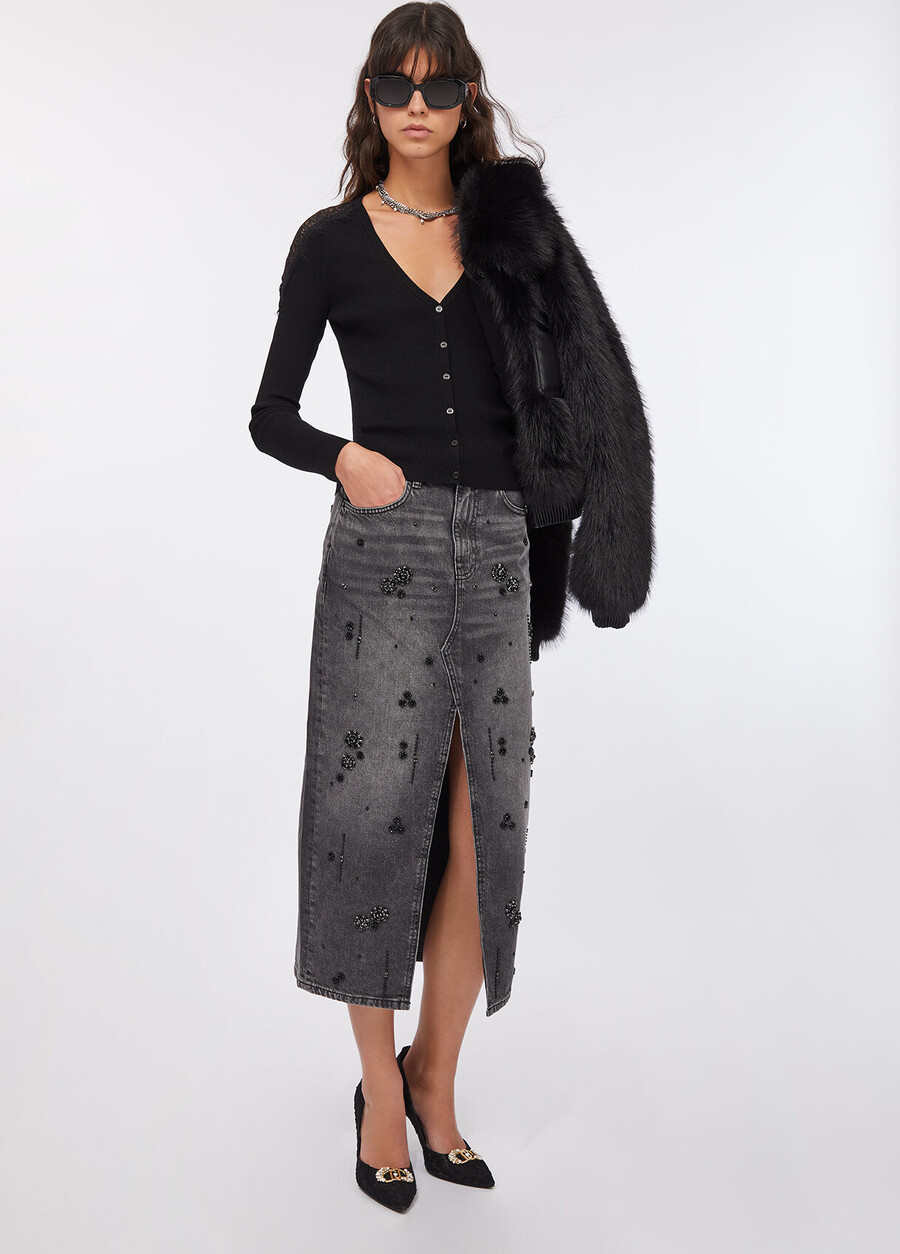gilet en dentelle