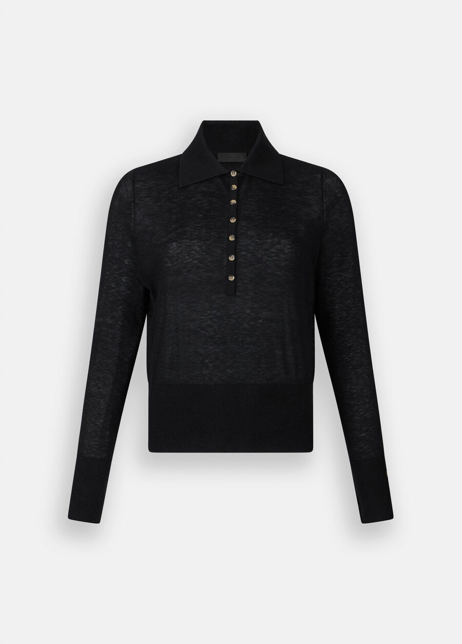 polo en coton et cachemire