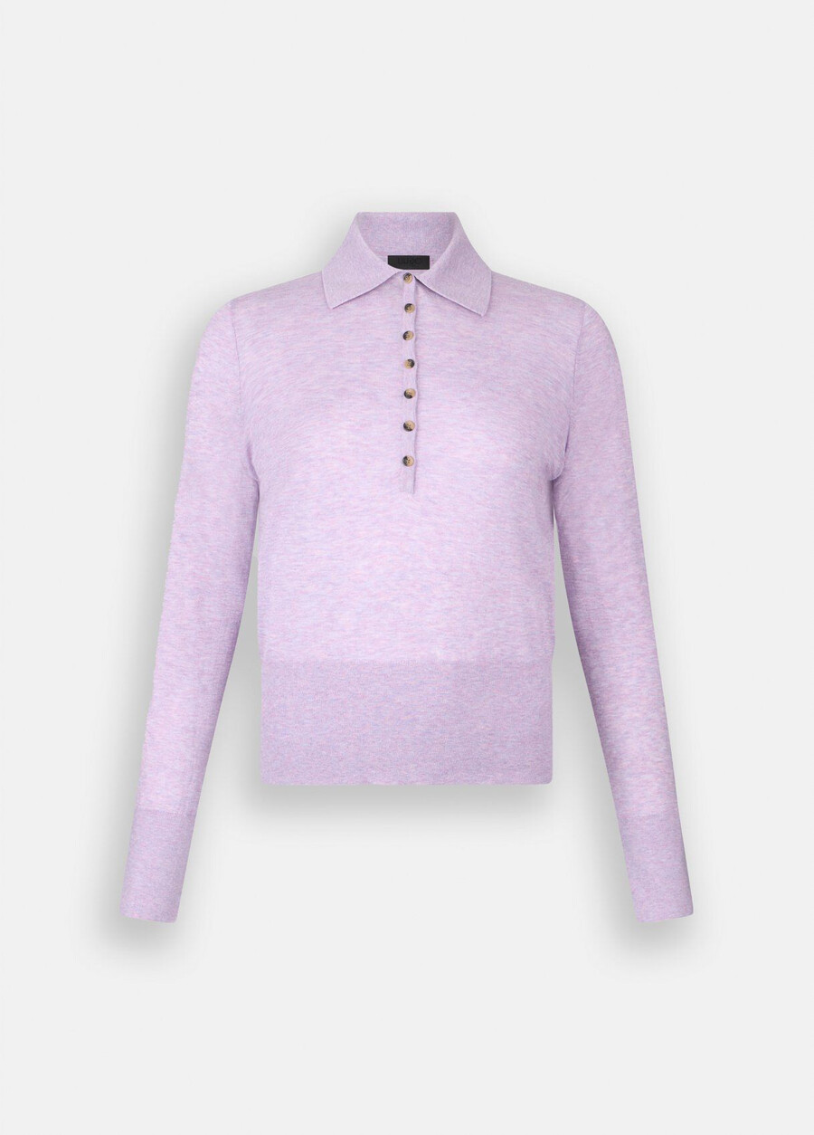 polo en coton et cachemire