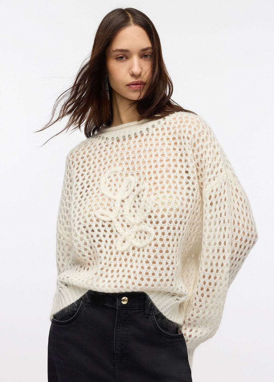 pull en laine et mohair