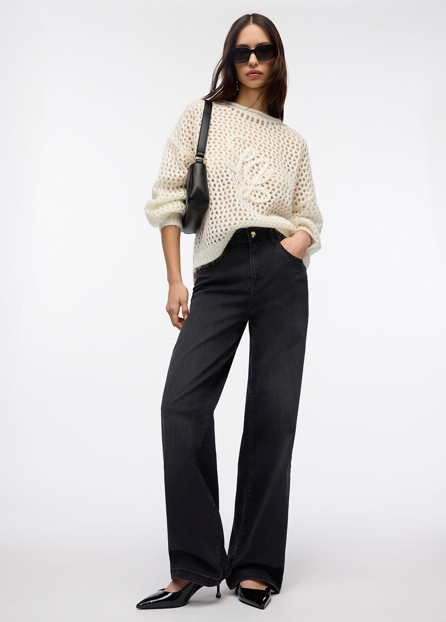 pull en laine et mohair