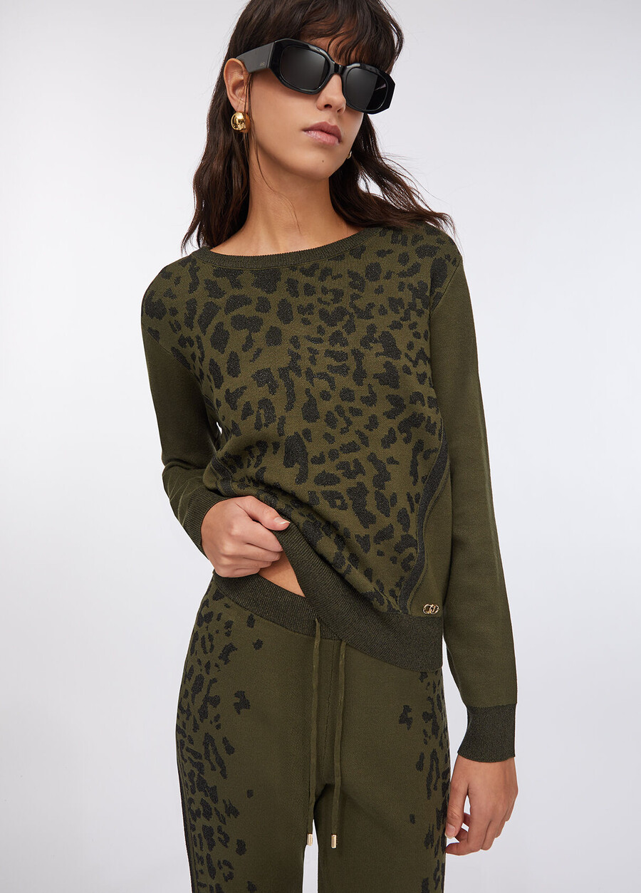 pull imprimé animalier liu jo better