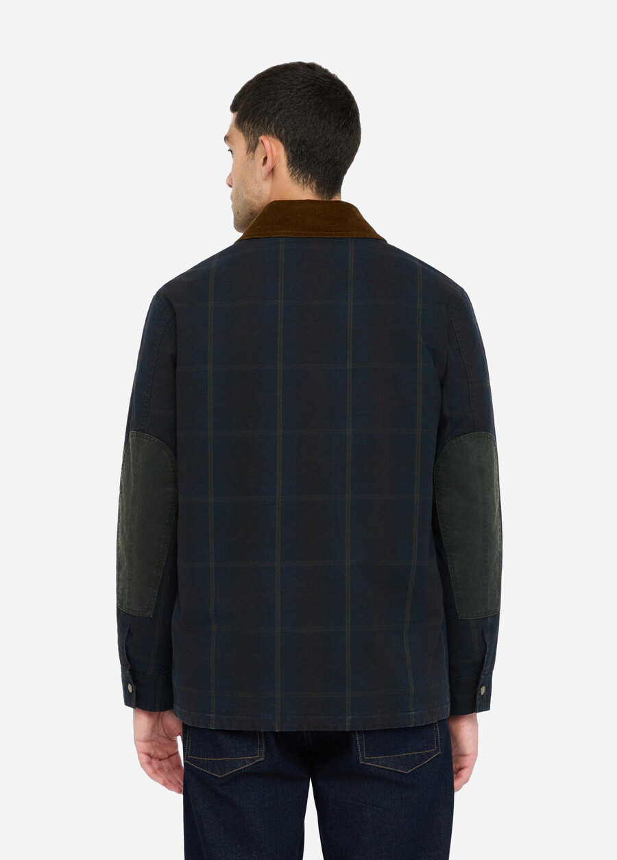 veste en tissu à carreaux