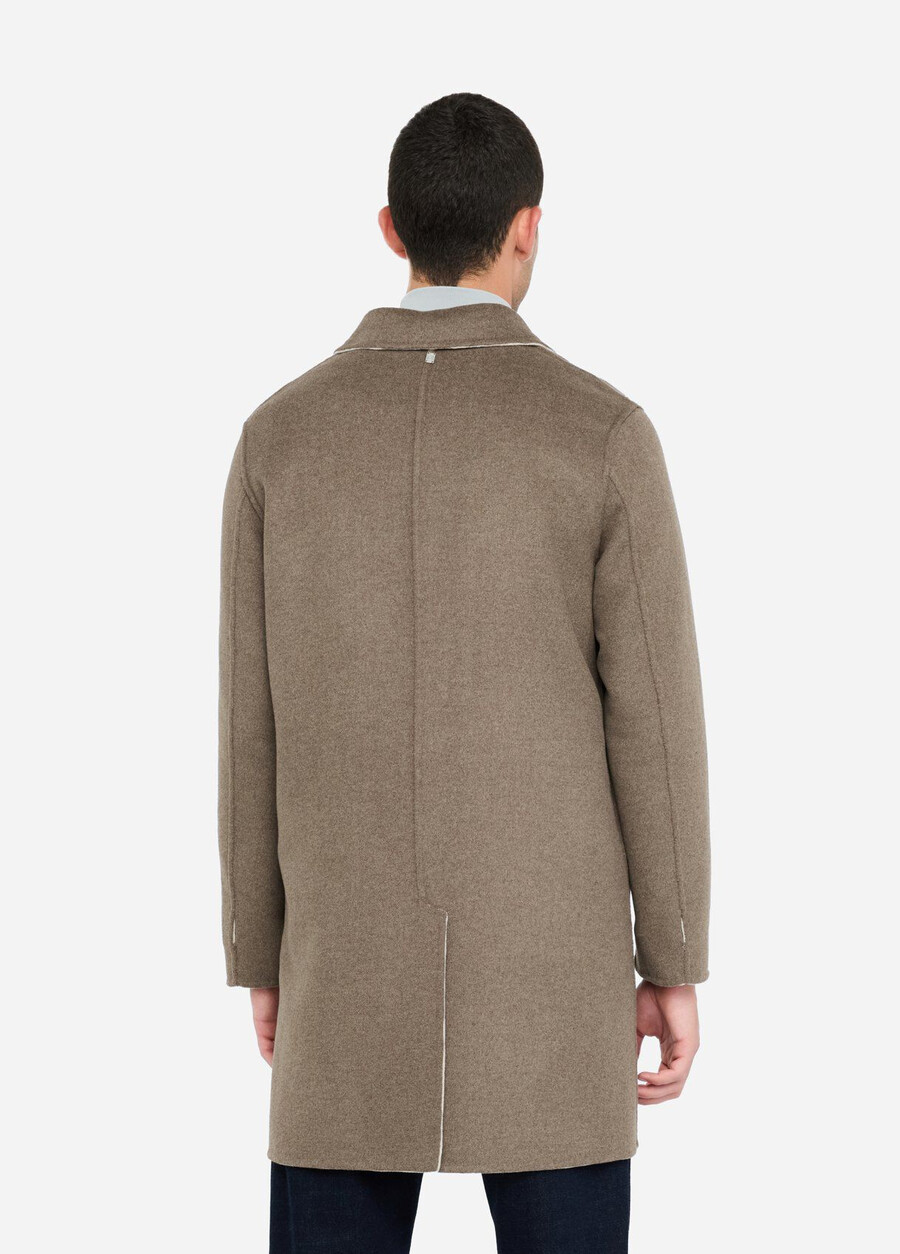 manteau en laine réversible