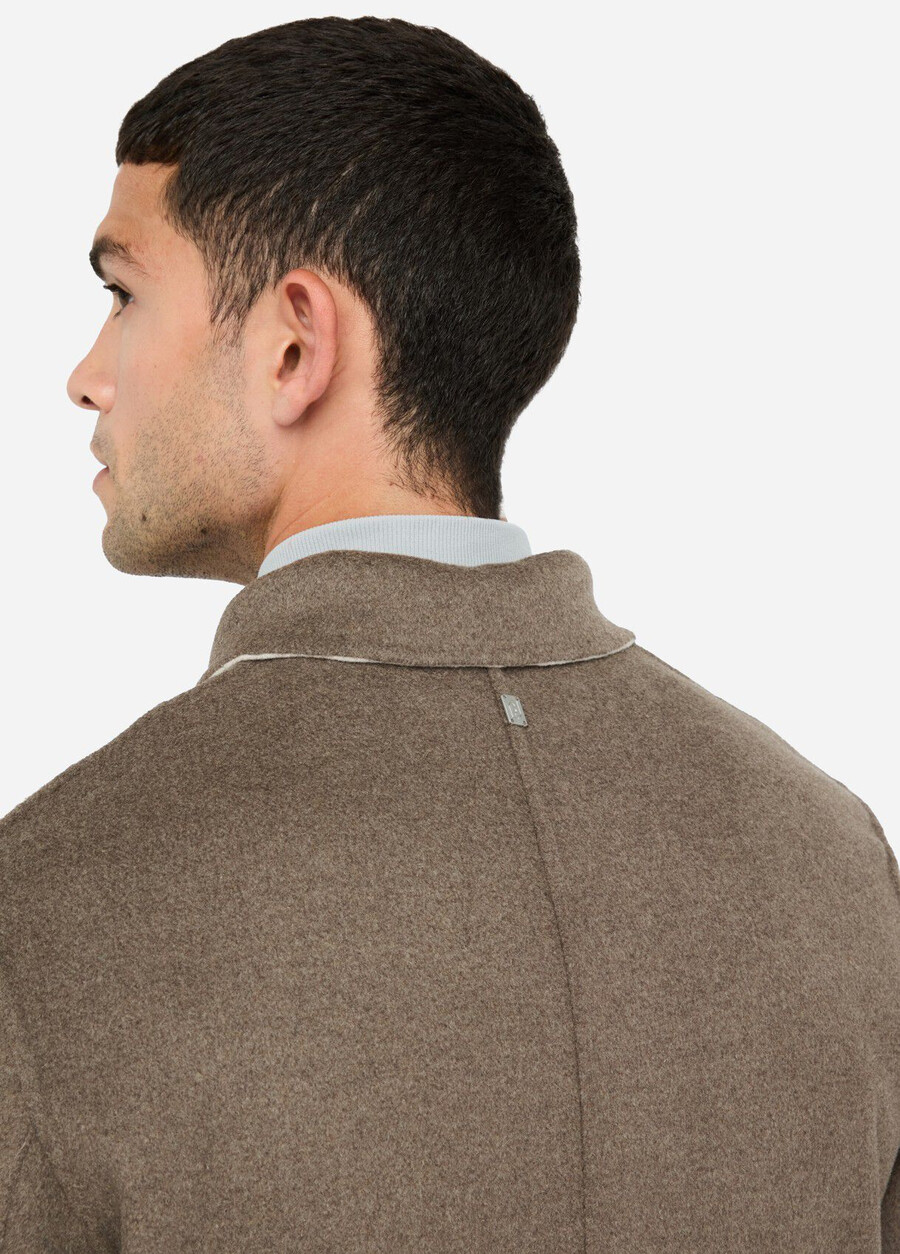 manteau en laine réversible