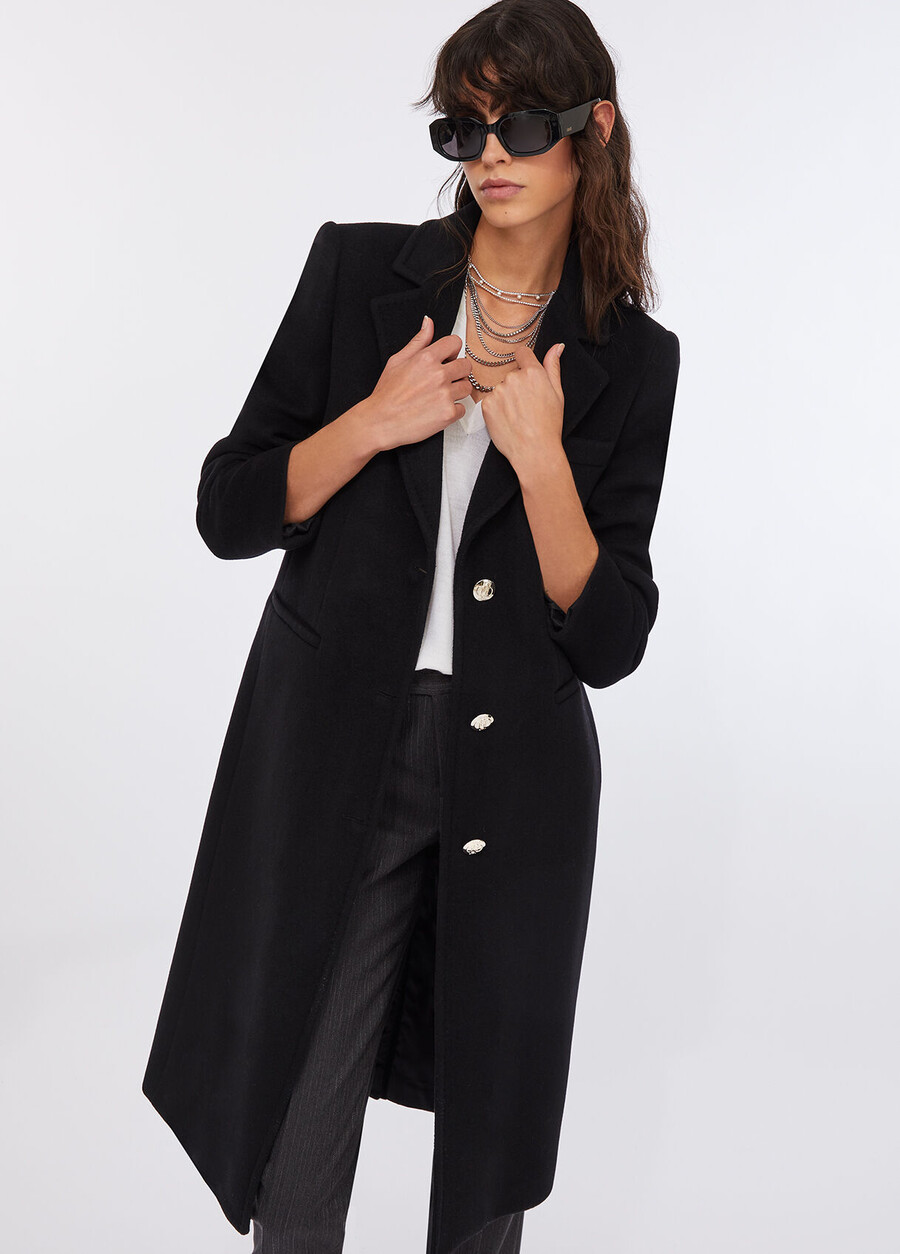 manteau en laine de meilleure qualité liu jo