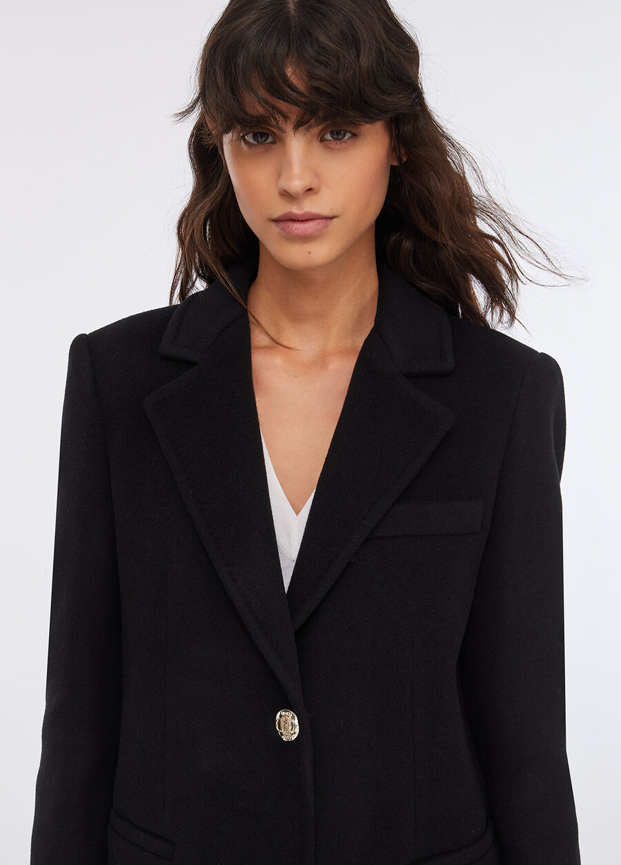 manteau en laine de meilleure qualité liu jo