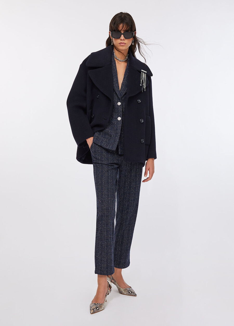 manteau en laine de meilleure qualité liu jo
