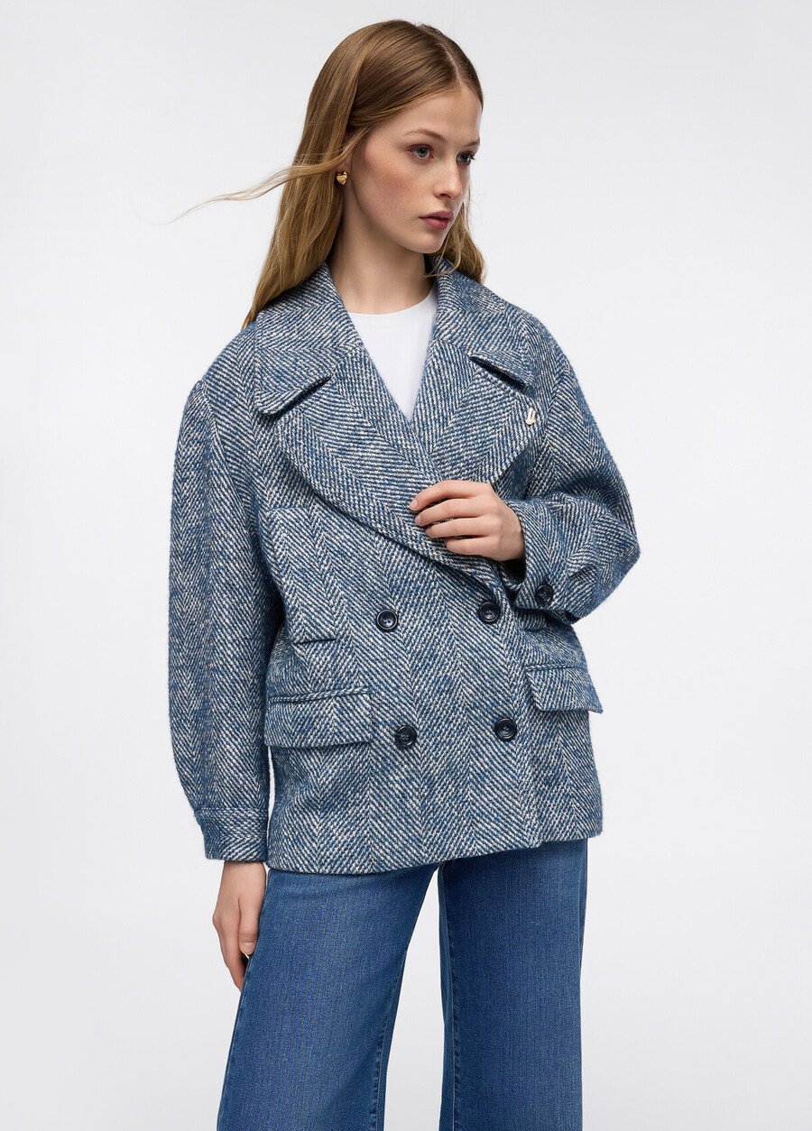 manteau en laine et alpaga