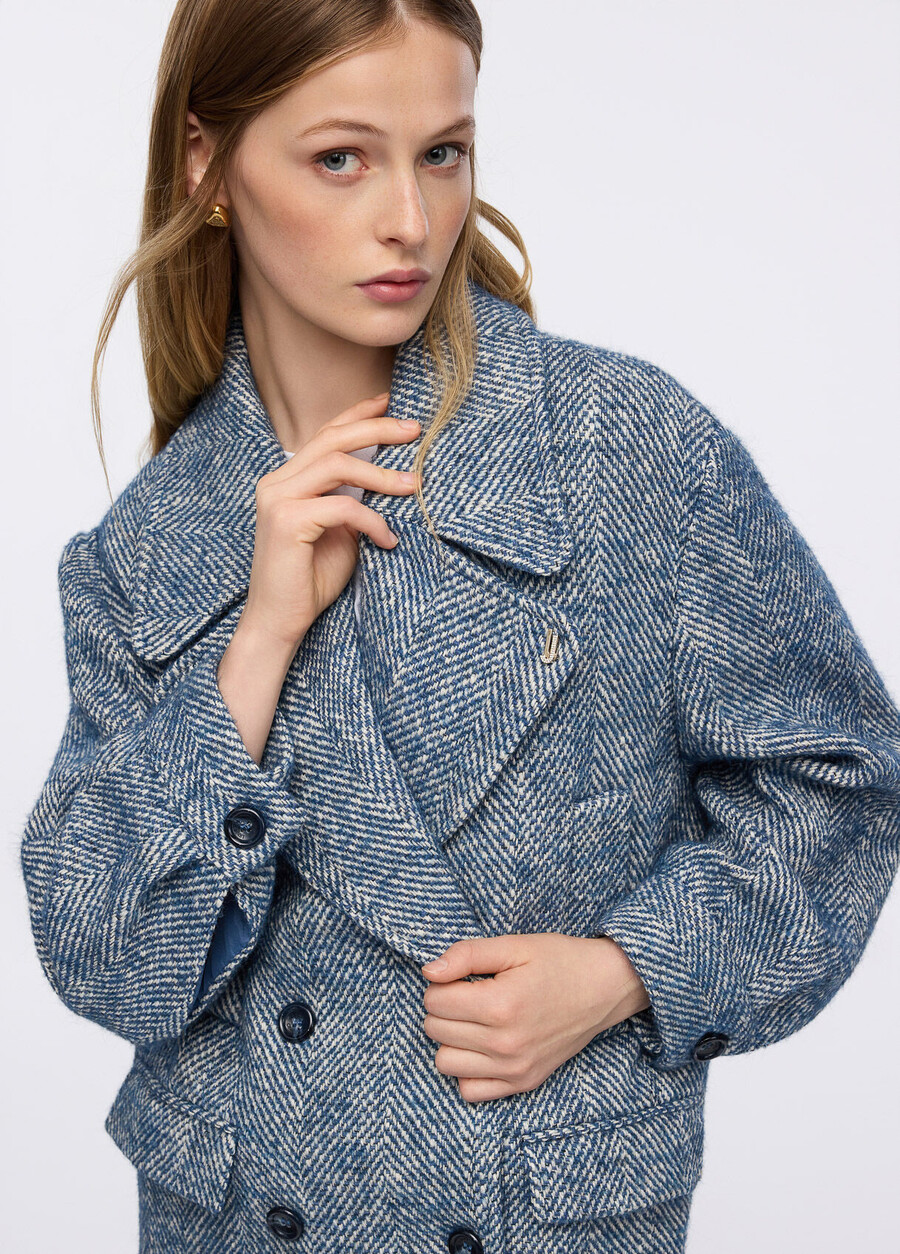 manteau en laine et alpaga