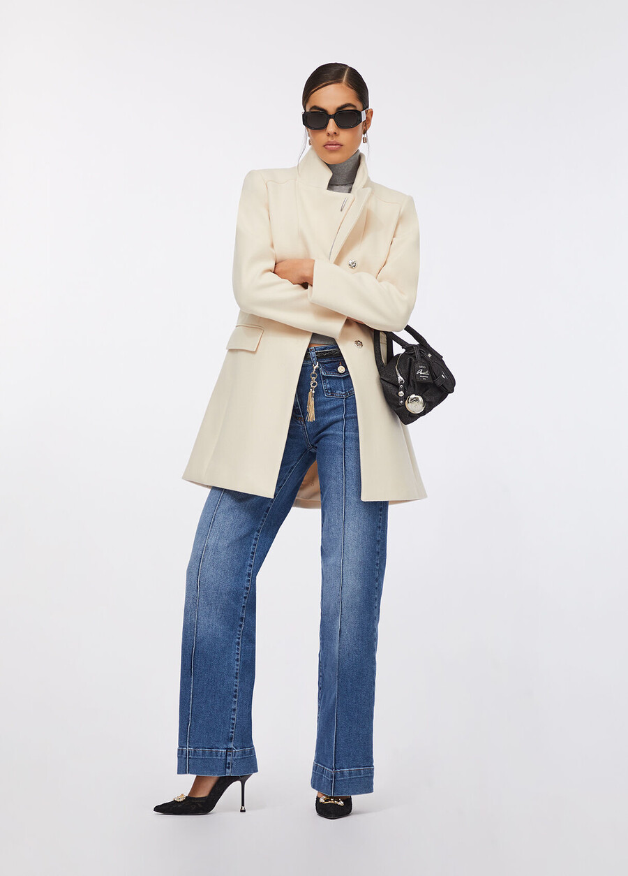 manteau en tissu double