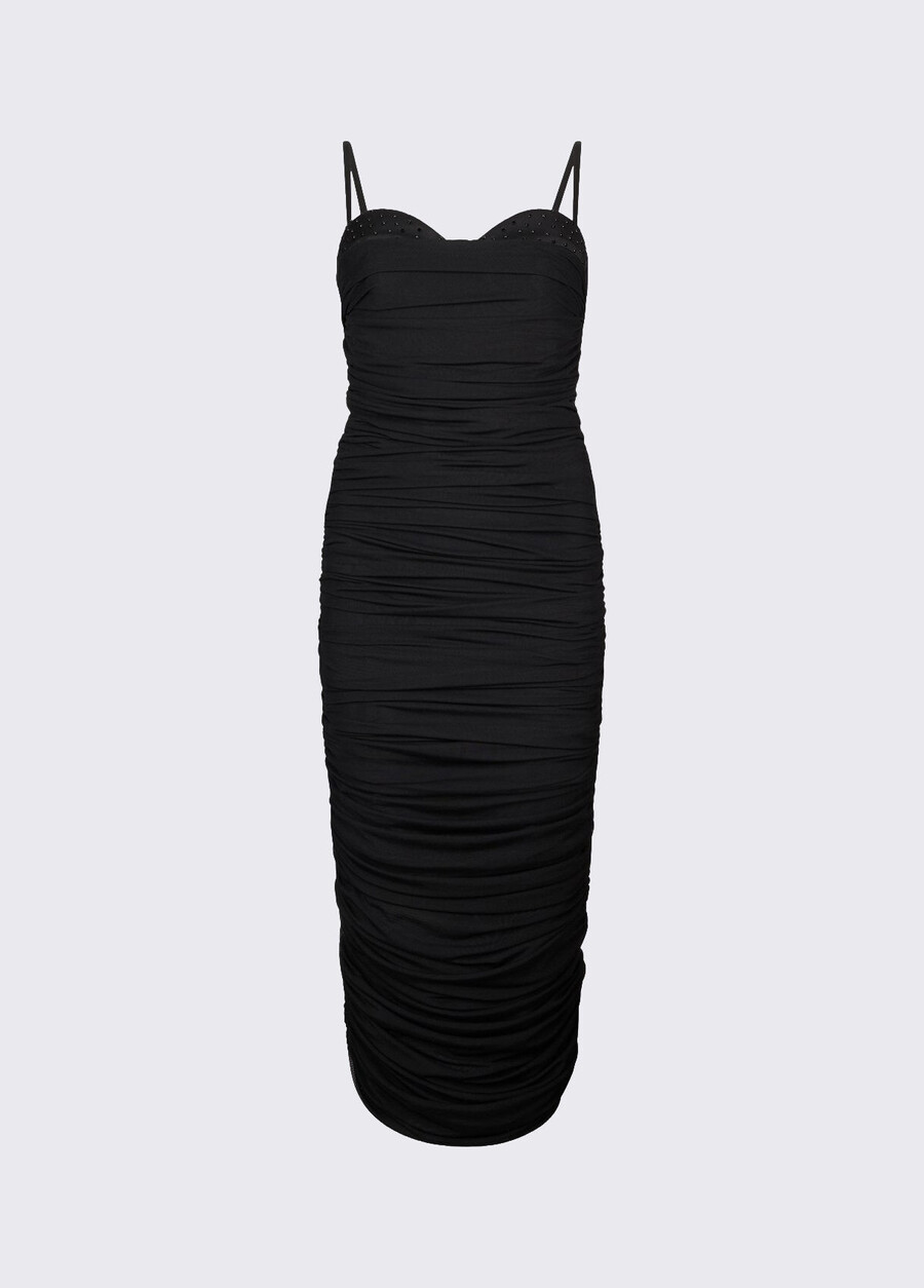 robe courte en tulle