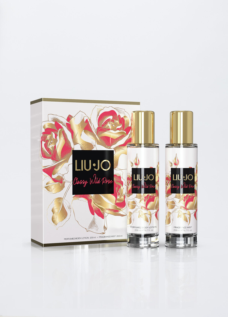 coffret cadeau de soins corporels classy wild rose -