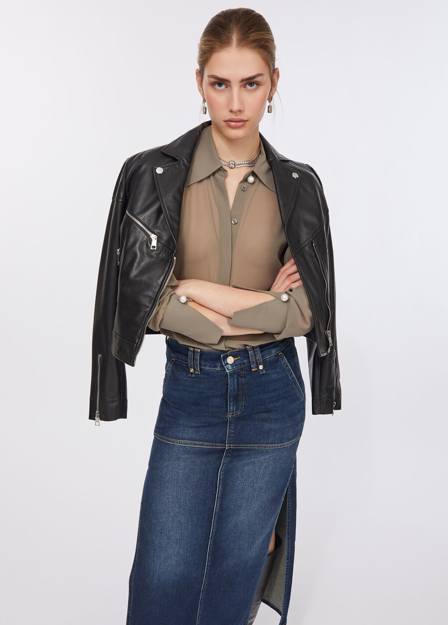 chemise à perles
