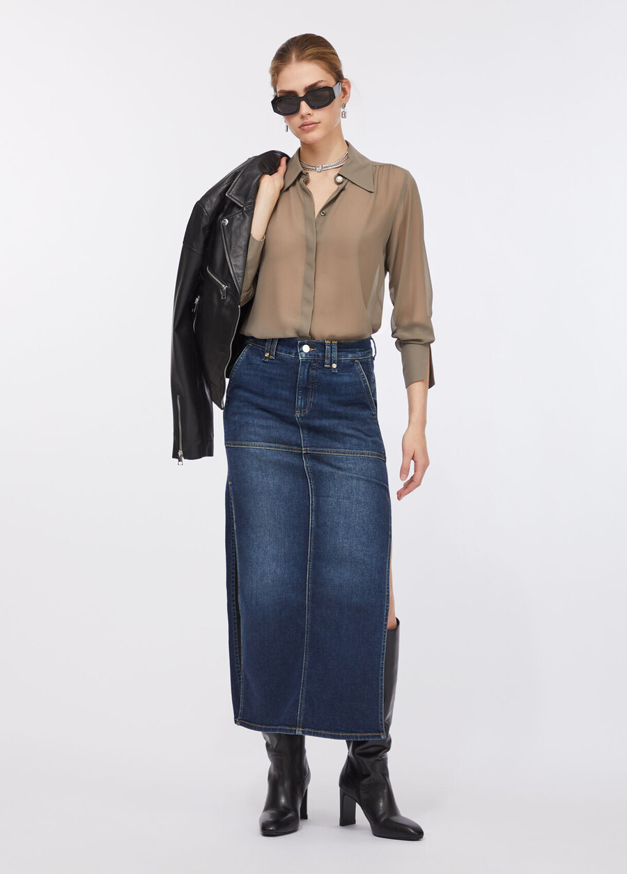 chemise à perles