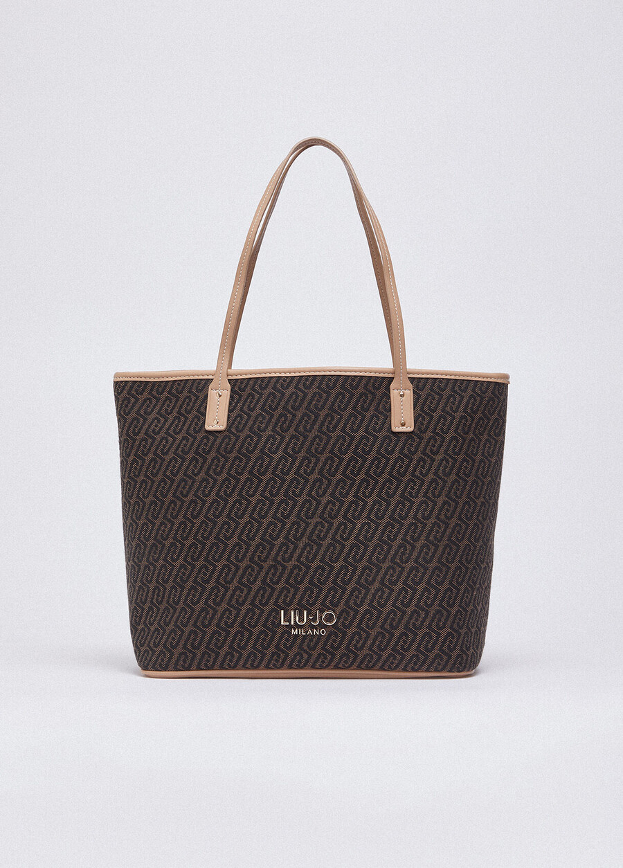 sac fourre-tout en tissu jacquard