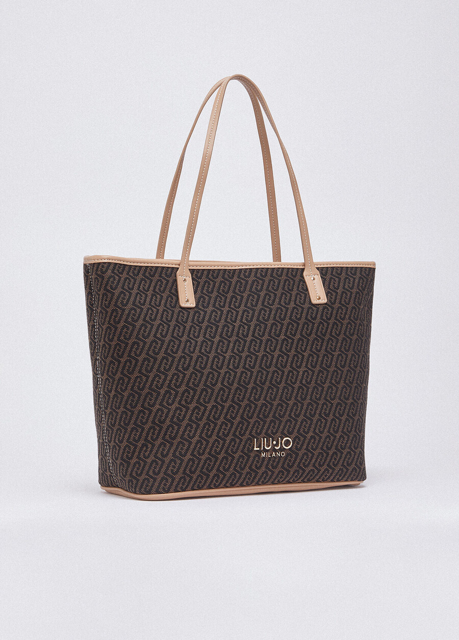 sac fourre-tout en tissu jacquard