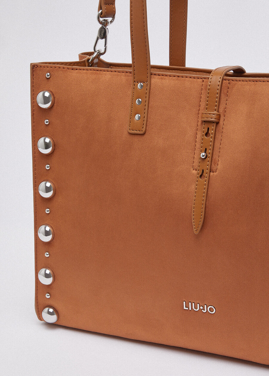 grand sac fourre-tout clouté