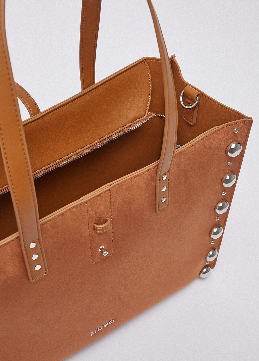 grand sac fourre-tout clouté