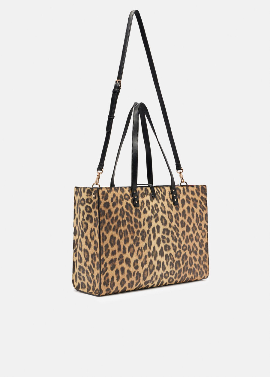 grand sac fourre-tout à imprimé animal