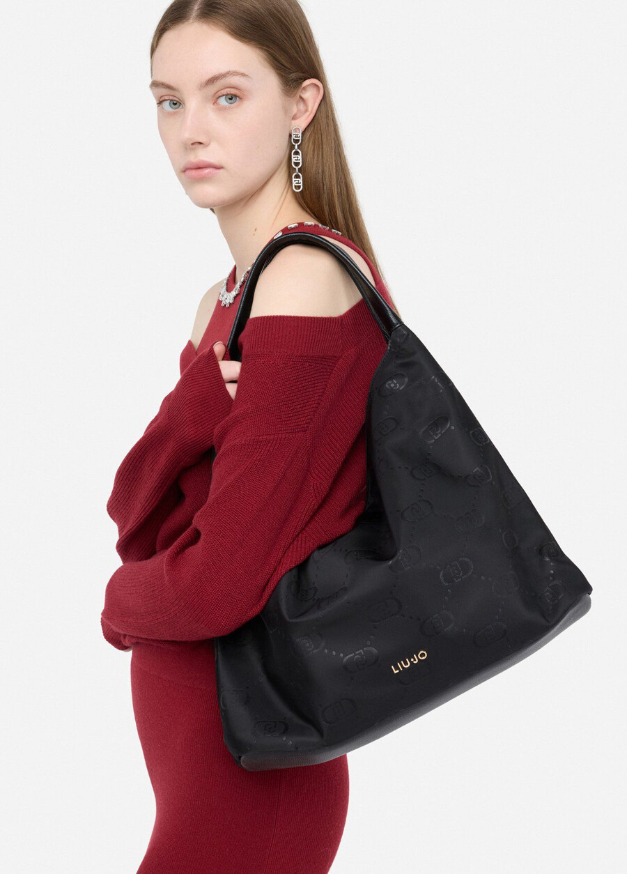 grand sac hobo en nylon