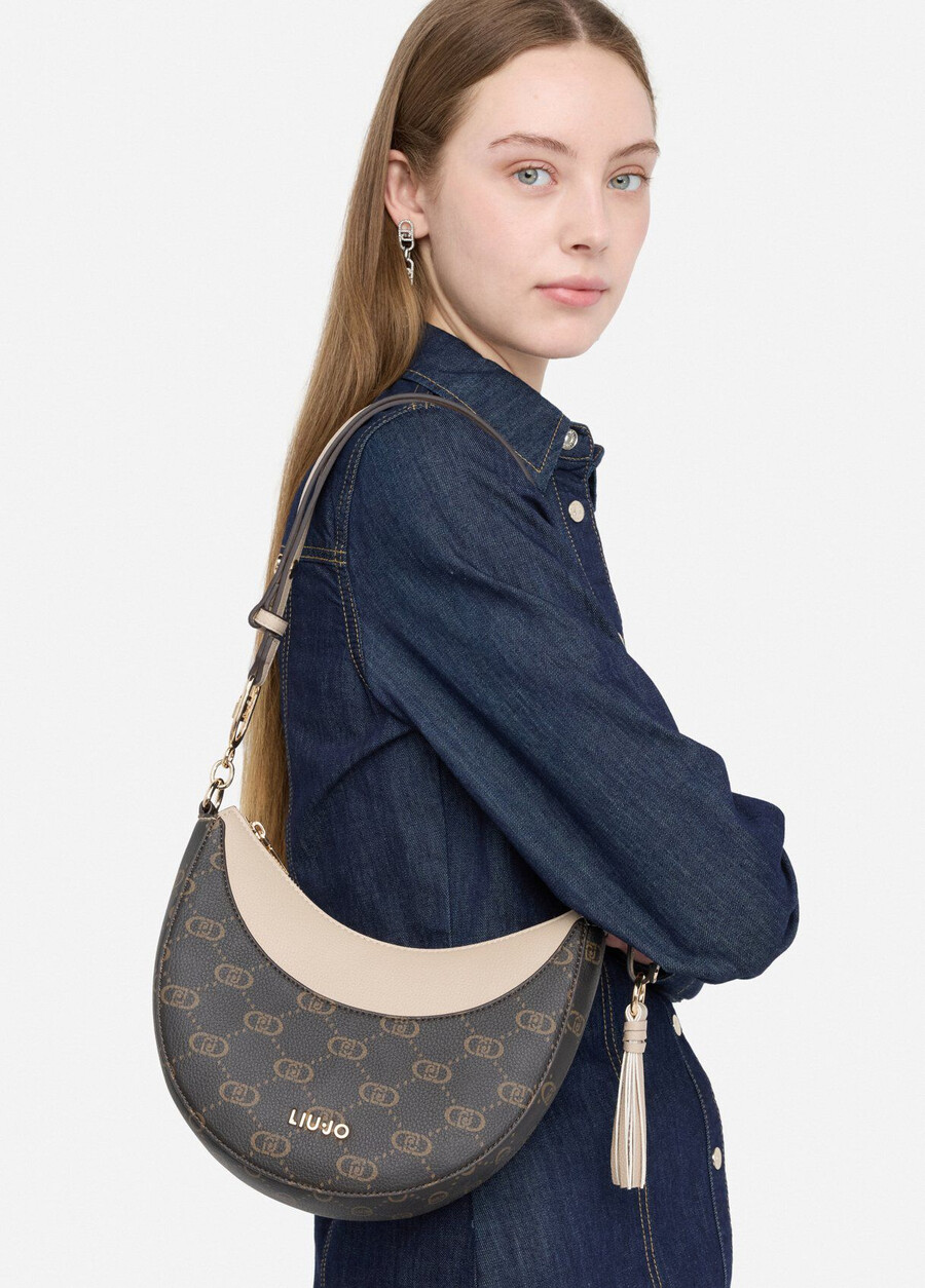 sac hobo moyen avec logo