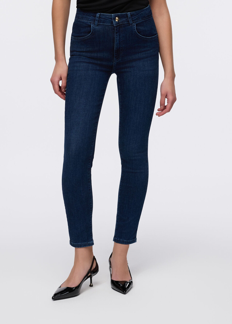 jean skinny taille haute