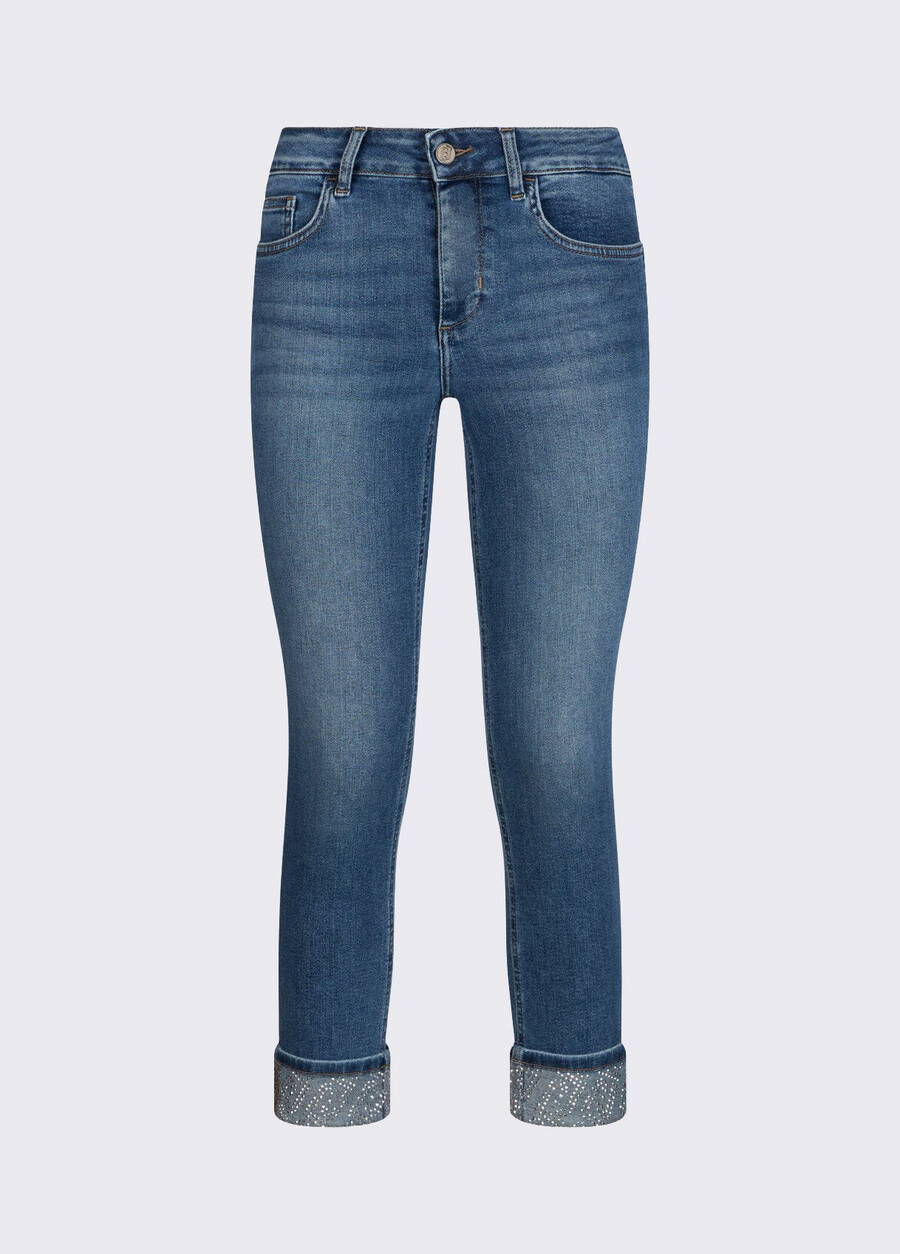 jean skinny orné de strass